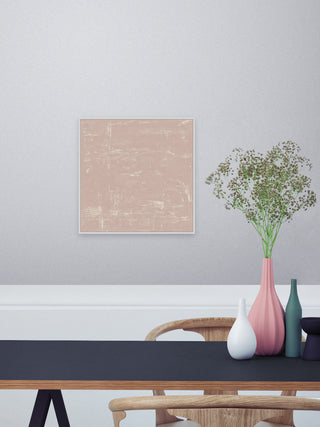 "Illusion and Reality" Floater Framed Painting Print on Canvas, 32x32