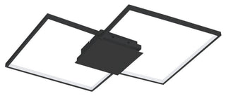 Milanius 24W LED Ceiling Wall Light, Matte Black