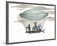 "Globetrotters" Framed Painting Print, 36"x24"