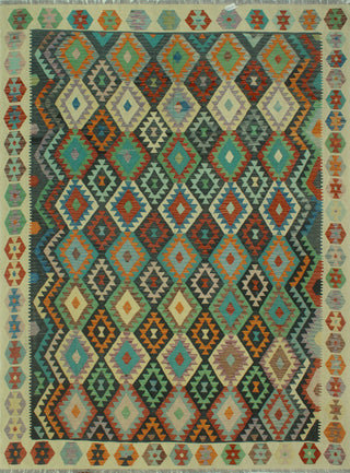 Sangat Kilim Noah Ivory/Charcoal Rug, 8'4x11'2