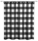 Black Buffalo Check Shower Curtain