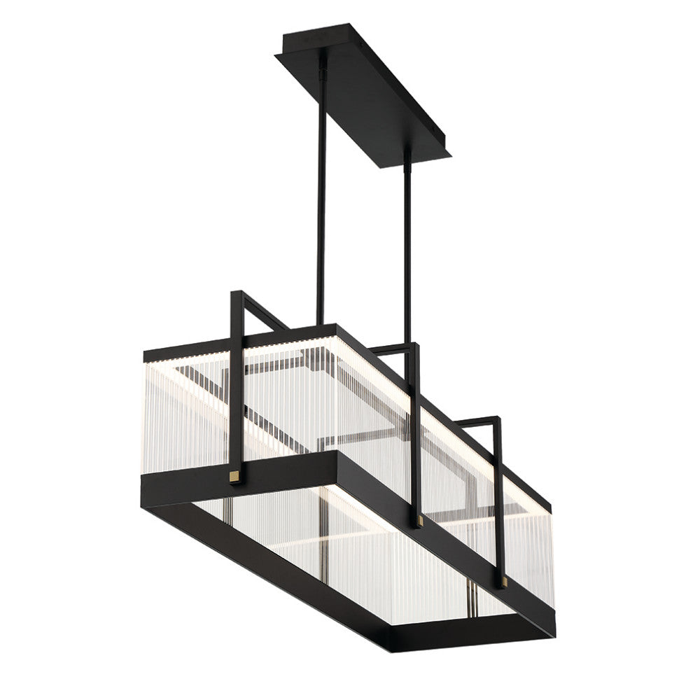Tye 1-Light Chandelier, Black