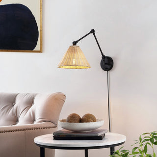 Safavieh Solado 24" Wall Sconce, Natural/Black