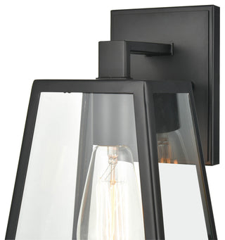 Grant Collection 1 Light 7" Powder Coat Black Outdoor Wall Sconce