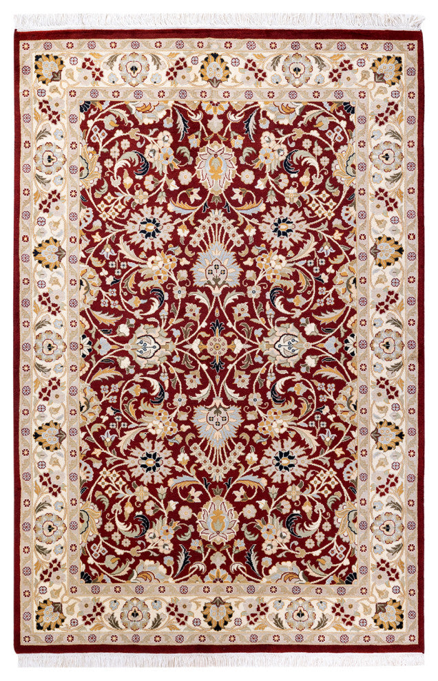 MOGUL, Hand Knotted Area Rug 6' 3" X 4' 2"