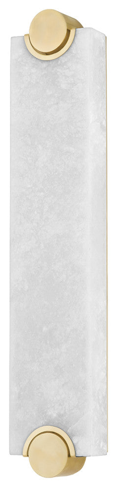 Brant 1 Light Wall Sconce, Aged Brass