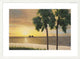 "Naples Sunset" Framed Digital Print by Diane Romanello, 39x29"