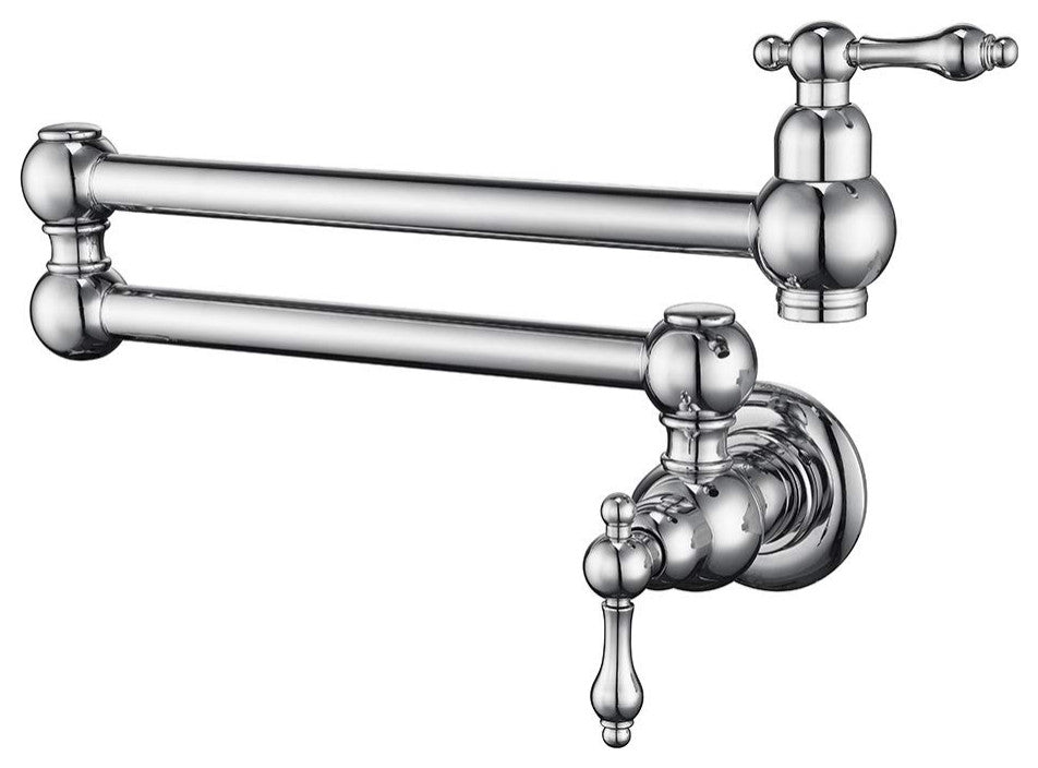 Pot Filler Faucet Wall Mount, Chrome