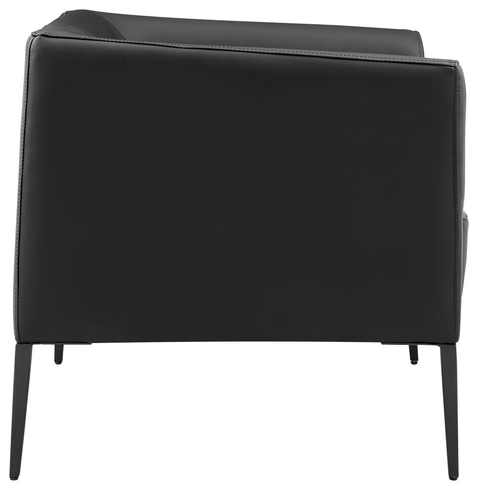 Matias Lounge Chair, Black