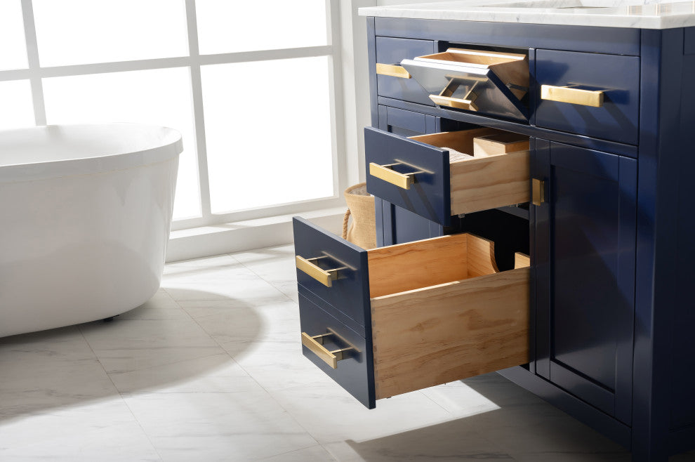 Valentino 42" Single Vanity, Blue
