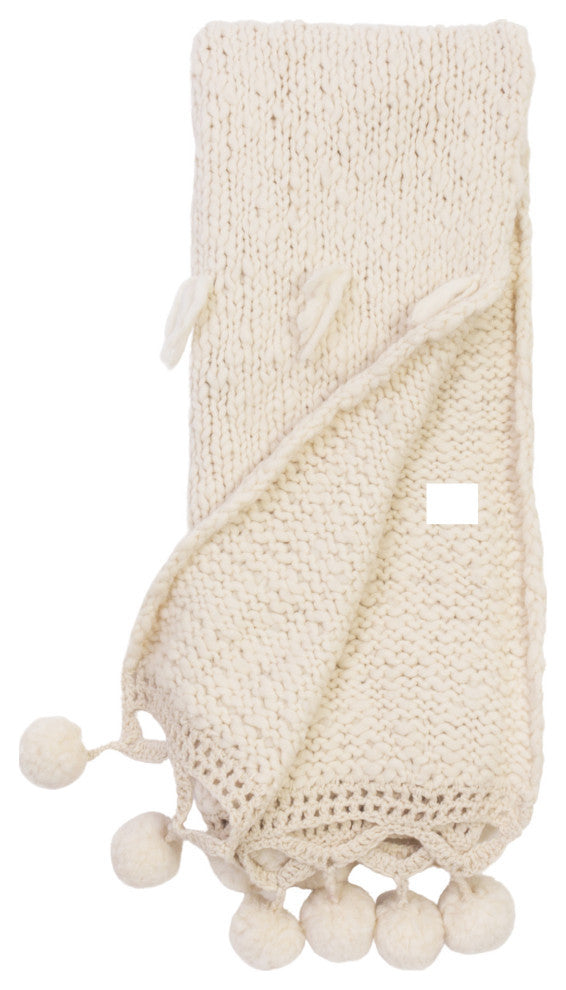 Anya, Ivory, Throw