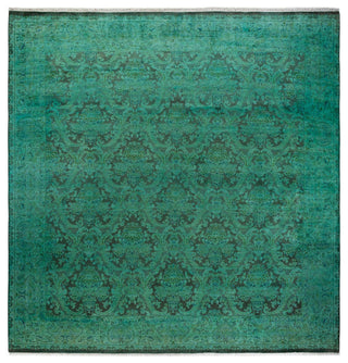 Fine Vibrance, One-of-a-Kind Hand-Knotted Area Rug Green, 10'1"x10'4"