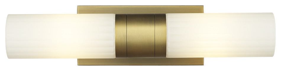 Empire 2 4.5" Bath Vanity-Light Brushed Brass