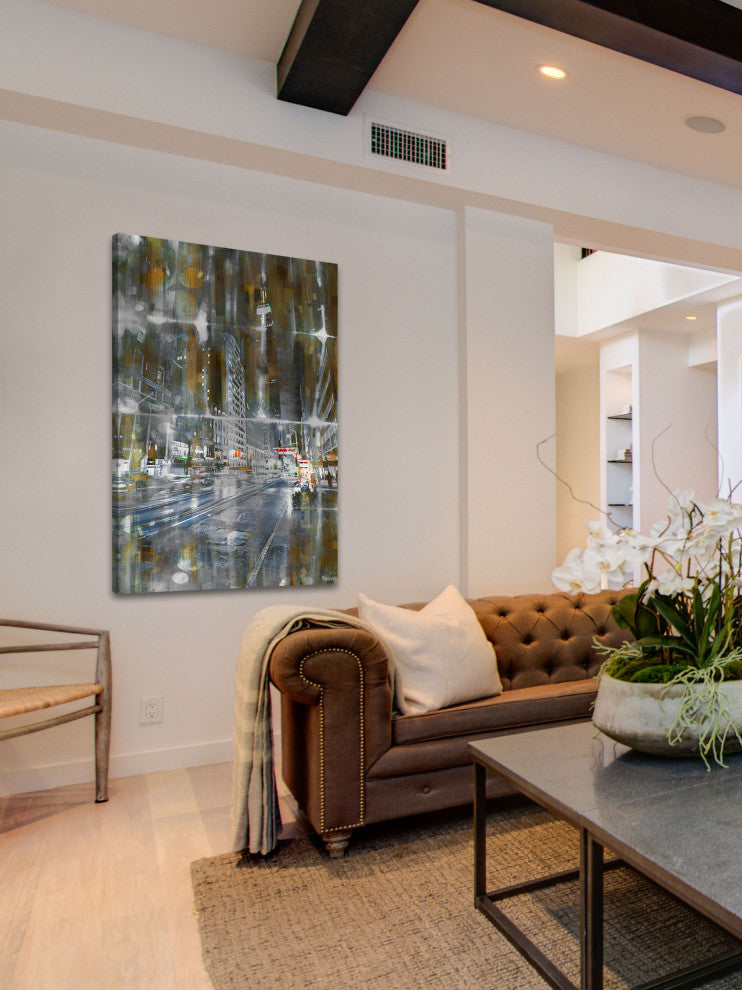 "End of the Street" Print on Canvas, 16"x24"