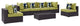 Espresso Peridot Convene 7-Piece Outdoor Patio Sectional Set