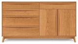 Copeland Catalina 3 Drawers On Left, 2 Doors On Right Buffet, Smoke Cherry