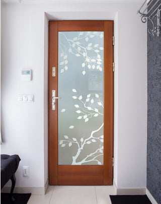 Interior Doors - Cherry Tree Frosted Glass Design - 28" x 80" - CUSTOMIZE...