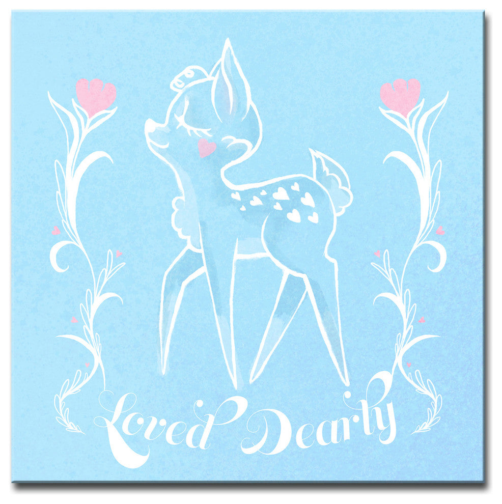 Ready2HangArt 'Loved Dearly' Canvas Art, (Xs) 12" Hx12" W