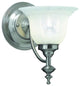 Single-Light Wall Sconce, Satin Nickel