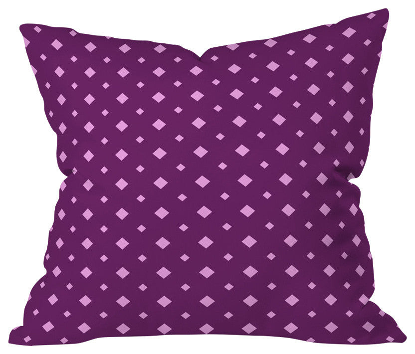CraftBelly Twinkle Fuchsia Outdoor Throw Pillow
