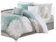 Madison Park Sateen Printed 7Pcs Comforter Set, California King