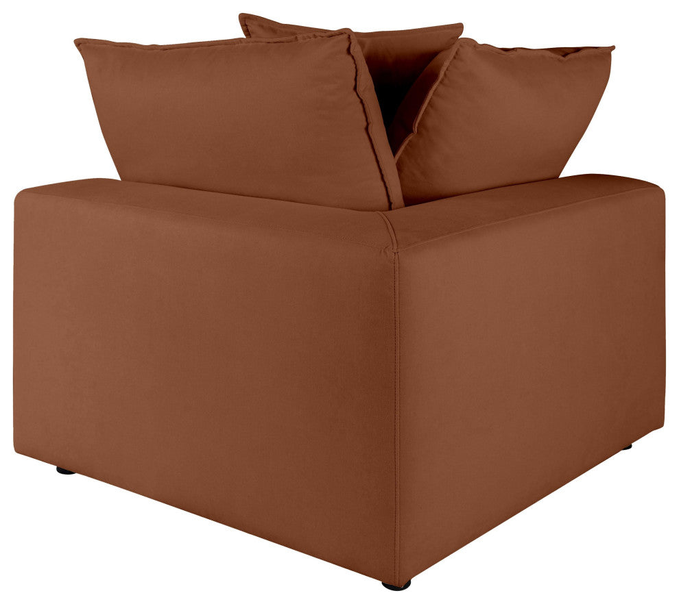 Cali Rust Corner Chair