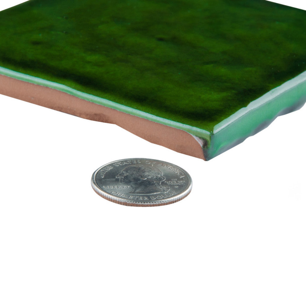 Viva Antic Verde Ceramic Wall Tile, Verde