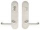 Munich Lever, Tubular Entry, Single Cylinder, Left Hand, Satin Stainless Steel