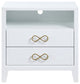 Bowtie Night Stand, White
