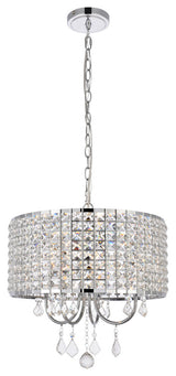 Elizabeth 17" Pendant, Chrome