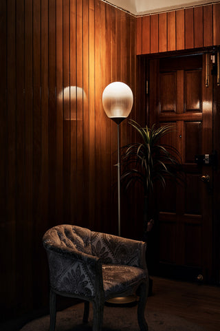 MIST LED Floor Lamp, Cocoa