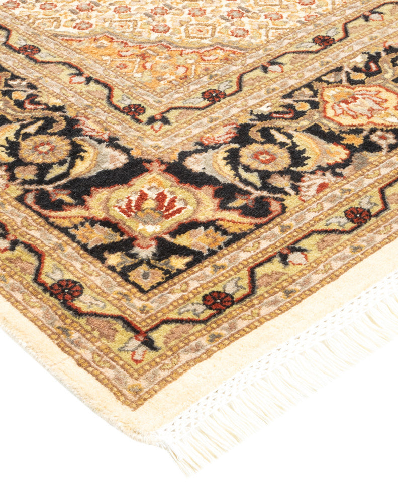 Mogul, One-of-a-Kind Hand-Knotted Area Rug Ivory, 6'8"x9'10"