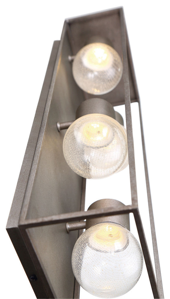 3 Light Industrial Outdoor Wall Light