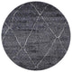Ahgly Company Indoor Round Mid-Century Modern Area Rugs, 5' Round