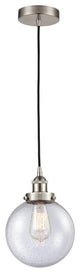 Innovations 616-1PH-SN-G204-8-LED 1-Light Mini Pendant, Brushed Satin Nickel