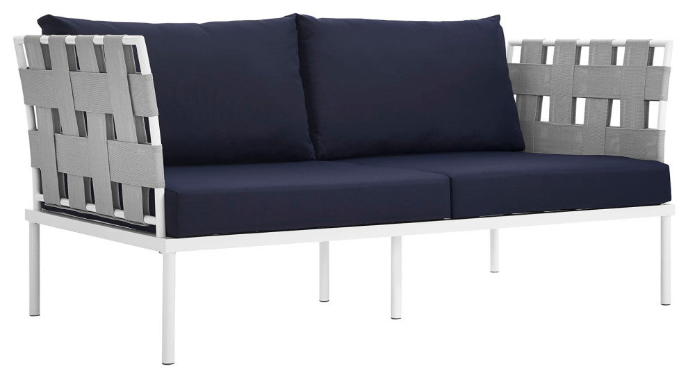 Harmony Outdoor Patio Aluminum Loveseat