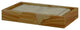 Mytus Collection Guest Towel Tray, Teak Stone
