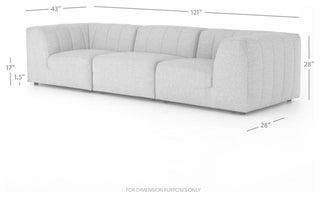 Gwen Outdoor 3 Pc Sectional