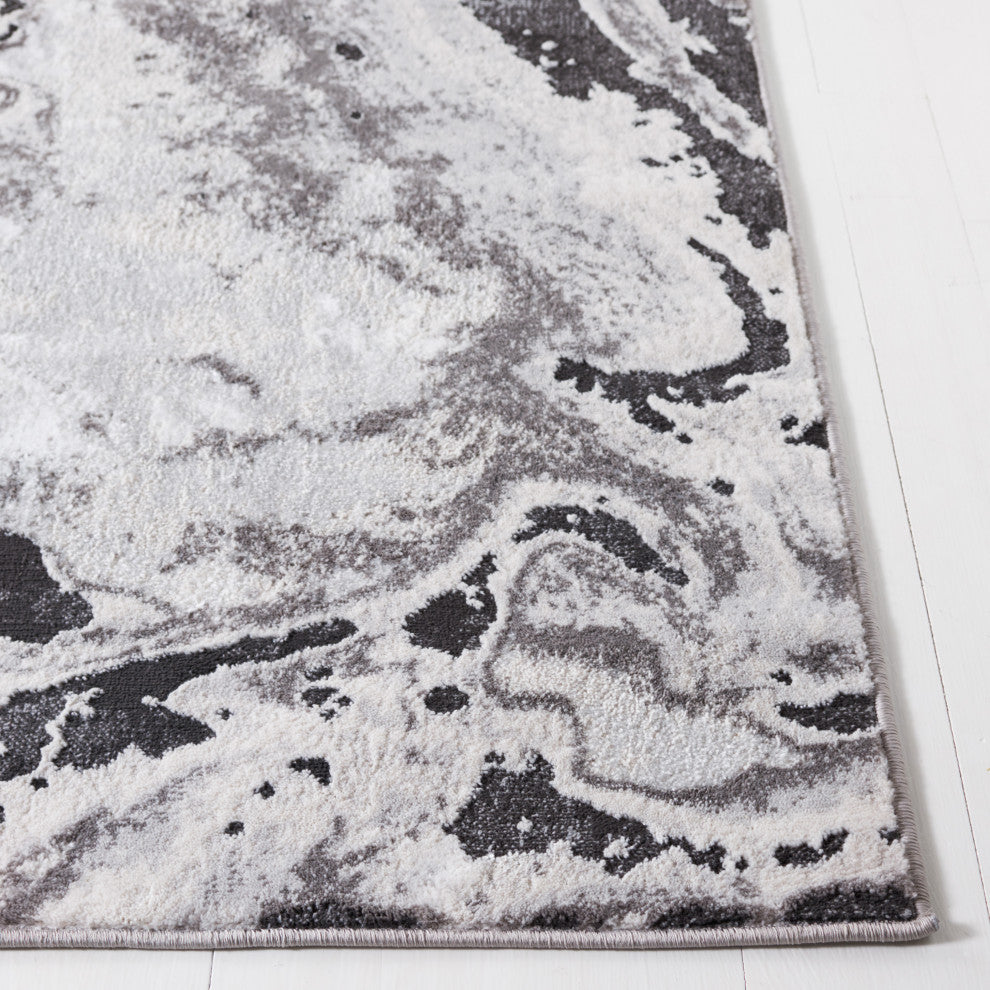 Safavieh Amelia Collection, ALA277 Rug, Charcoal/Grey, 5'5"x7'7"