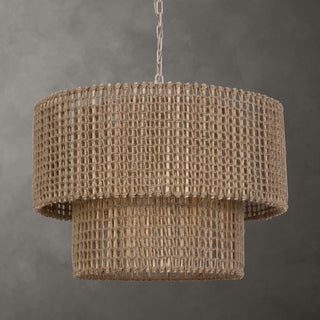 Biswas Woven Jute 1 Light Pendant