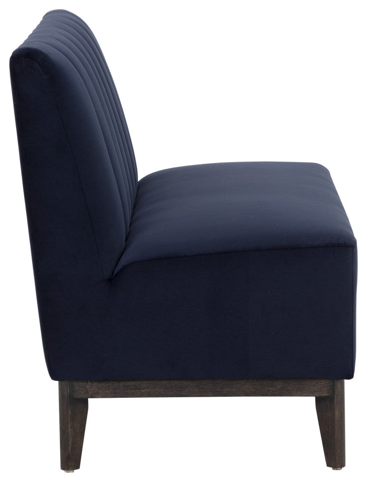Kosovo Banquette, Brown, Abbington Navy