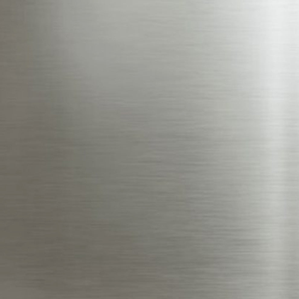 Madeline 60"x76" Frameless Shower Door with Fixed Panel in Brushed Stainless