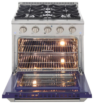KUCHT Pro-Style 30" 4.2 cu. ft. Range, Blue, Natural Gas