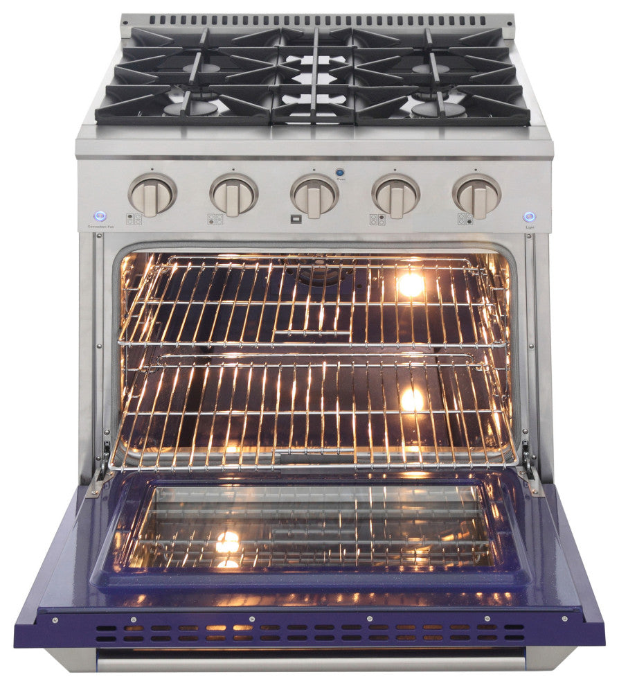 KUCHT Pro-Style 30" 4.2 cu. ft. Range, Blue, Natural Gas
