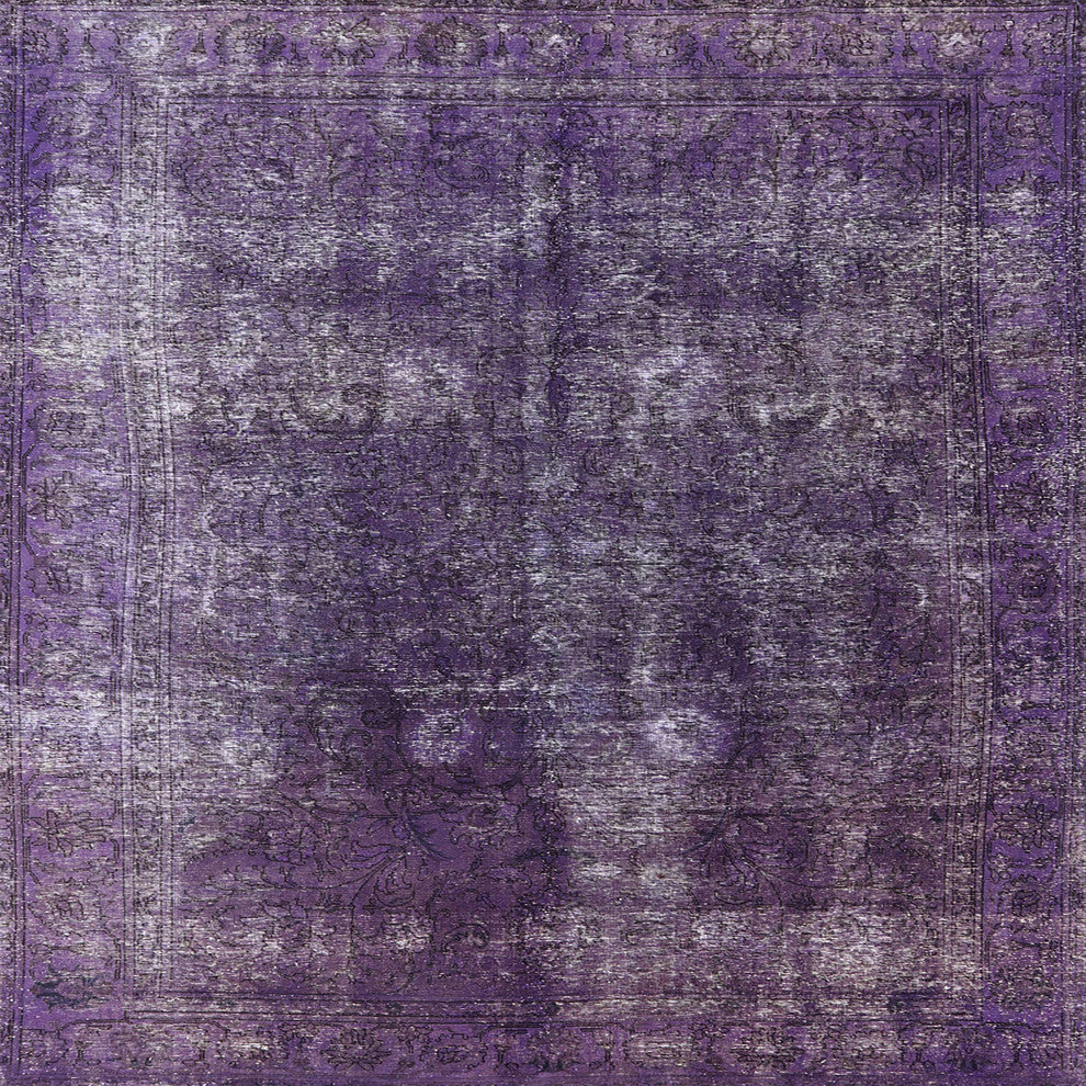 Ahgly Company Indoor Square Mid-Century Modern Area Rugs, 3' Square