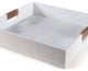 Logia Square Tray Large, White