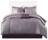 Madison Park Biloxi 7 Piece Comforter Set in Purple