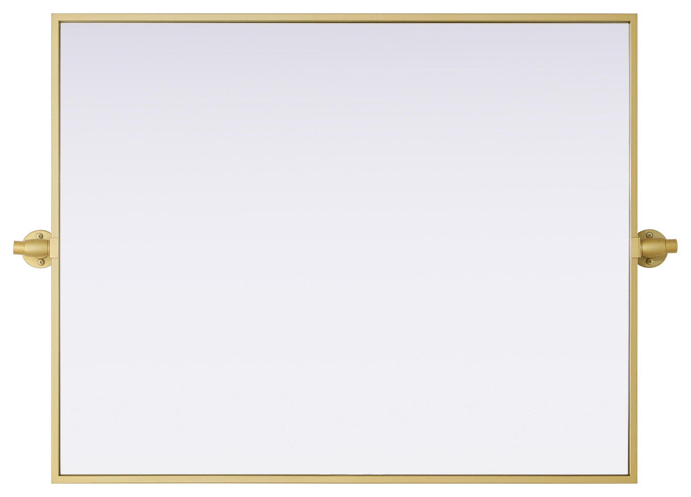 Home Living 24x30 Pivot Mirror, Brass