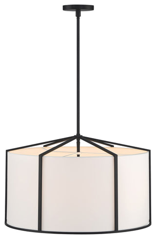 Carlyn Six Light Pendant in Black