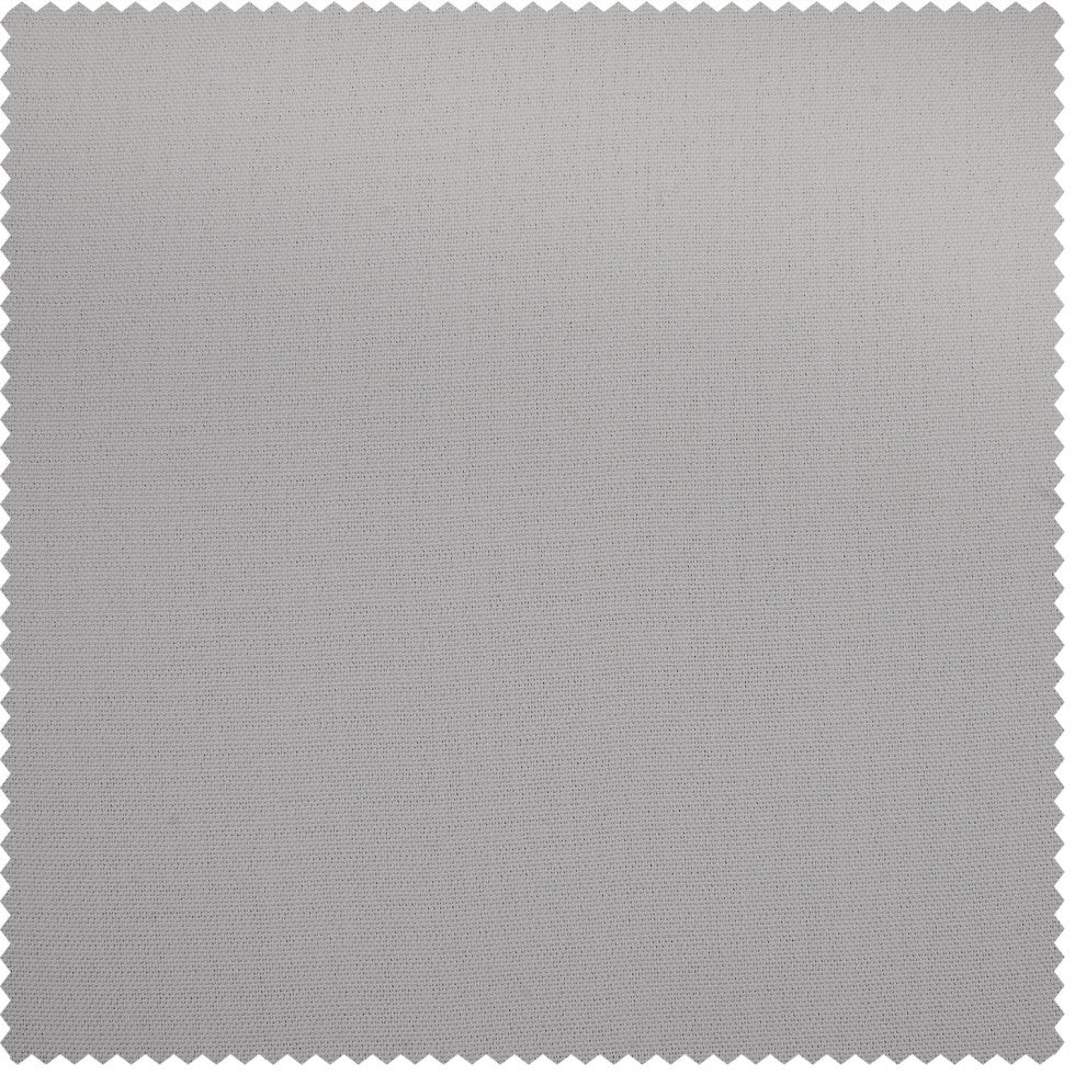 Colonial Off White Monochromatic Faux Linen Room Darkening Fabric Sample, 4Wx4L